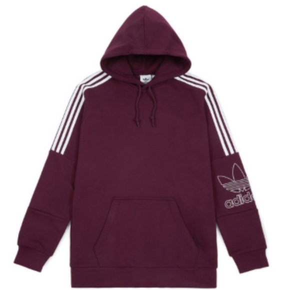 adidas outline pullover hoodie